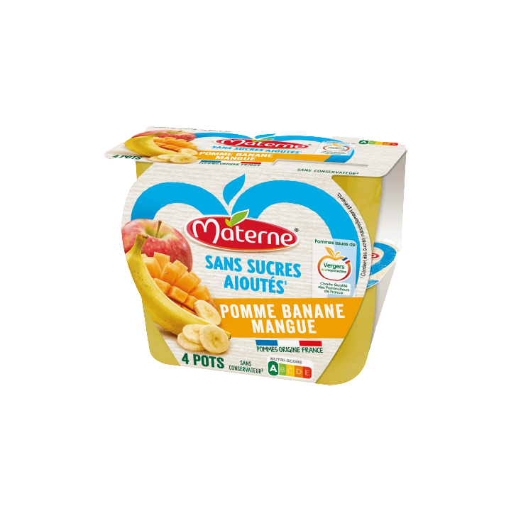 Pomme Banane Mangue 4x100g