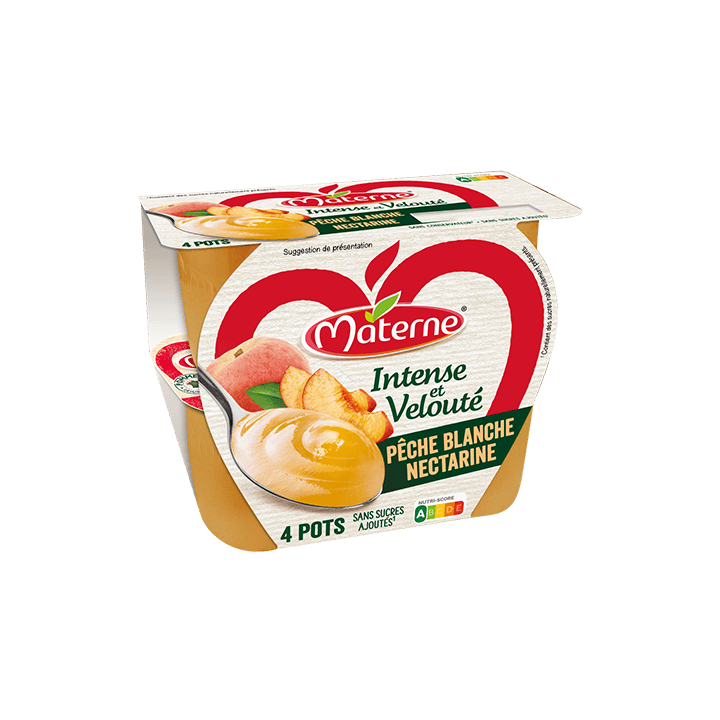 Pêche Blanche Nectarine 4x97g