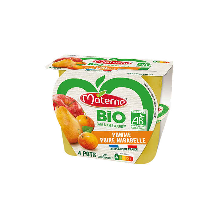 Pomme Poire Mirabelle 4x100g