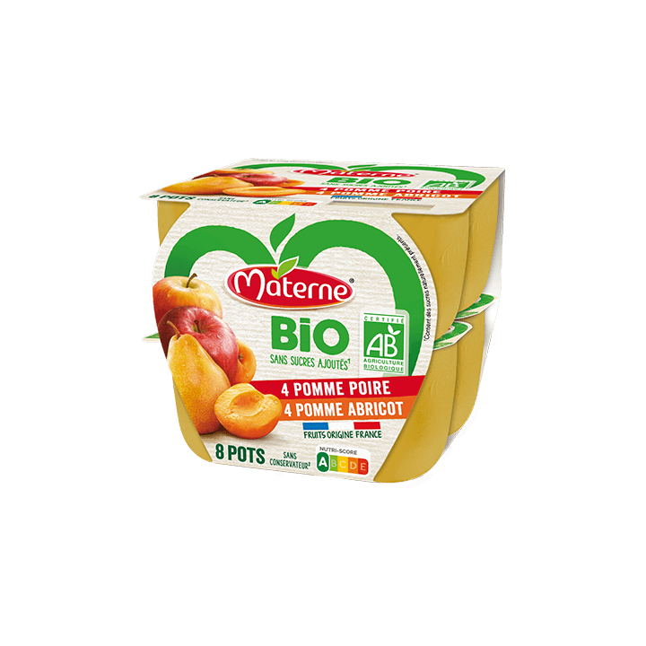 Pomme Poire - Pomme Abricot 8x100g