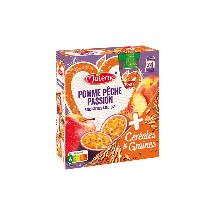 Pomme Pêche Passion 4x90g