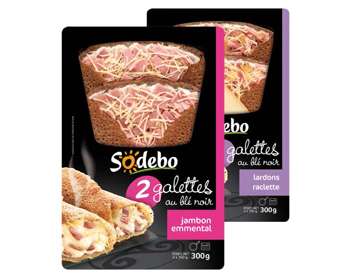 Galettes : 2 Galettes (2 recettes)