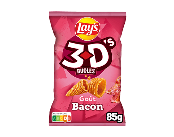 3D Bugles Bacon 85g