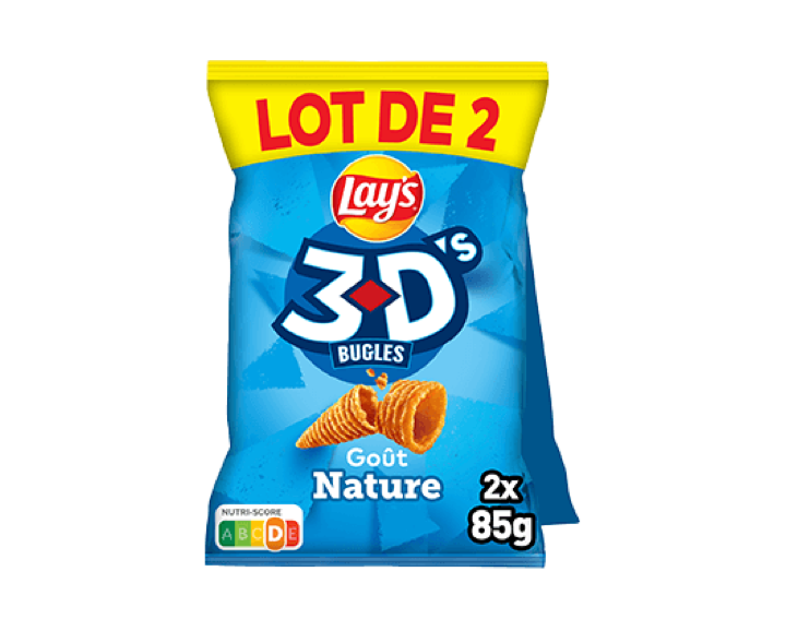 3D Bugles Nature Lot de 2x85g