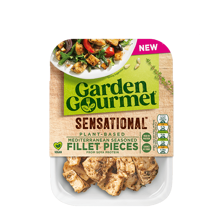 Plant-Based Mediterranean Fillet Pieces 160g
