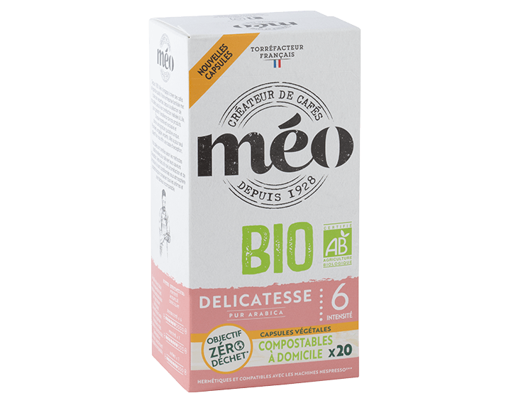 Méo Délicatesse Bio Capsules Home Compost x20