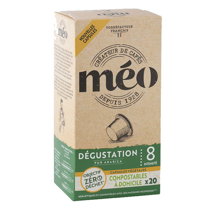 Méo Dégustation Capsules Home Compost x20