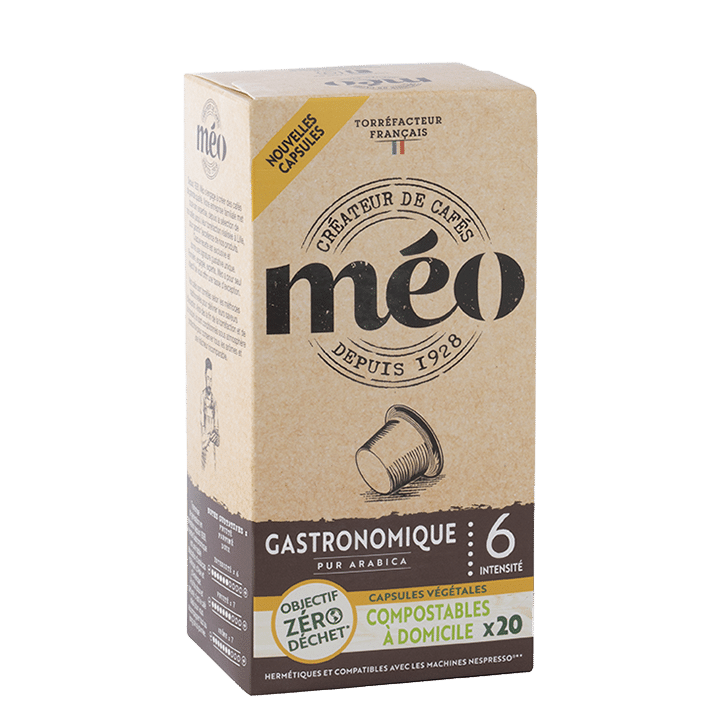 Méo Gastronomique Capsules Home Compost x20