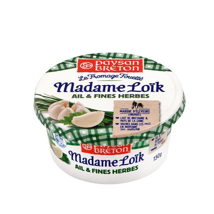 Le Fromage Fouetté Ail et Fines Herbes 150g