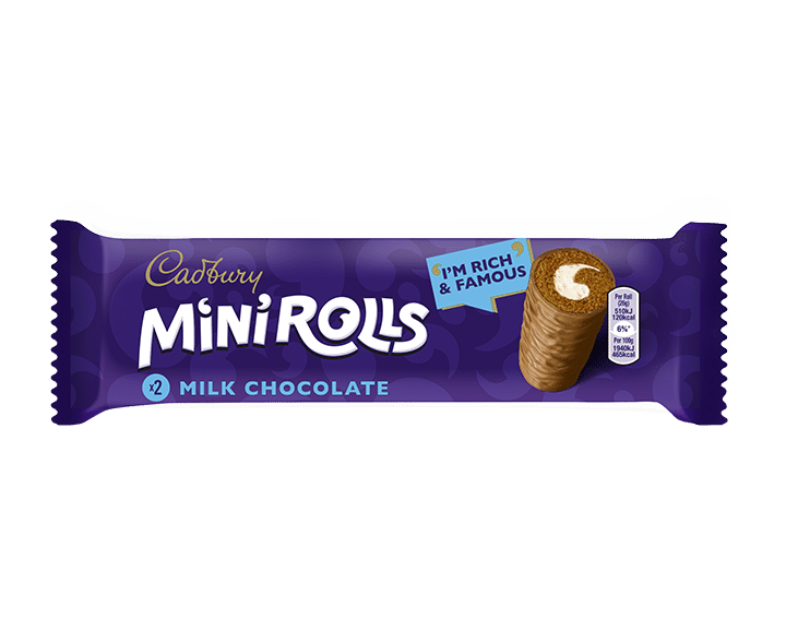 Cadbury On The Go Mini Rolls x2