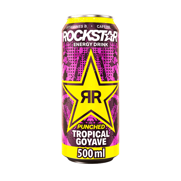 Rockstar Punched goût tropical goyave 50 cl