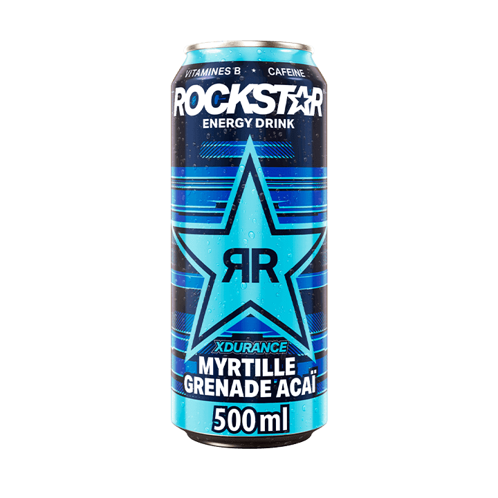 Rockstar goût myrtille grenade acaï 50 cl