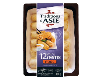 12 Mini-nems porc