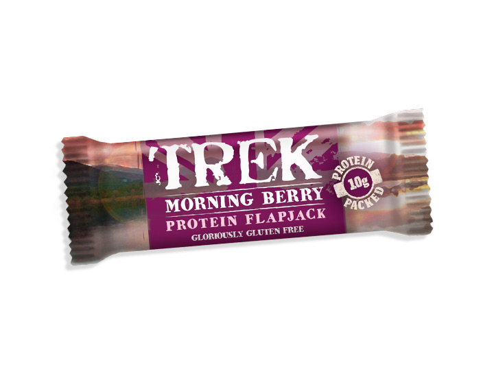 TREK Morning Berry Protein Flapjack 50g