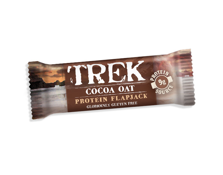 TREK Cocoa Oat Protein Flapjack 50g