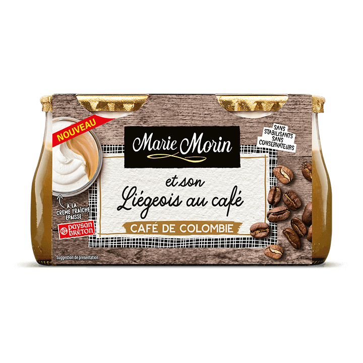 Liégeois au café de Colombie 2x130g