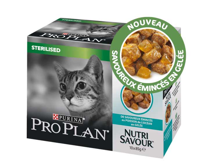 NutriSavour STERILISED au poisson en gelée