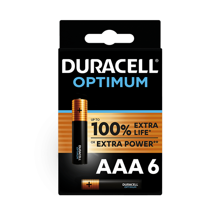 Duracell Optimum AAA x6