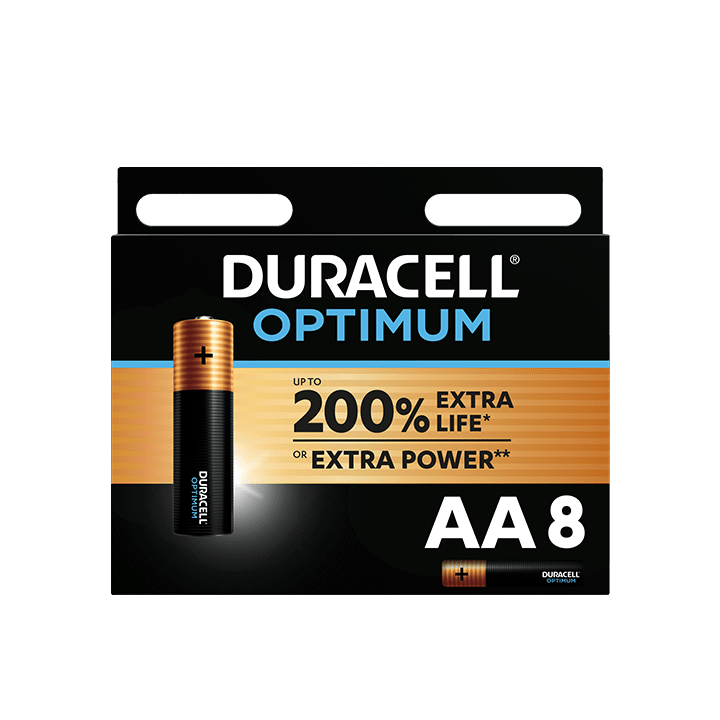 Duracell Optimum AA x8
