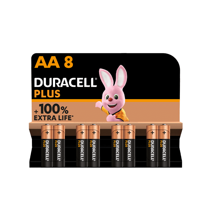 Duracell PLUS 100%  AA X8