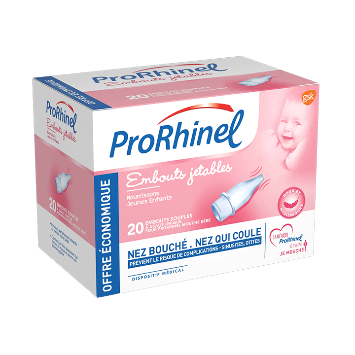 PRORHINEL Embouts jetables souples x 20