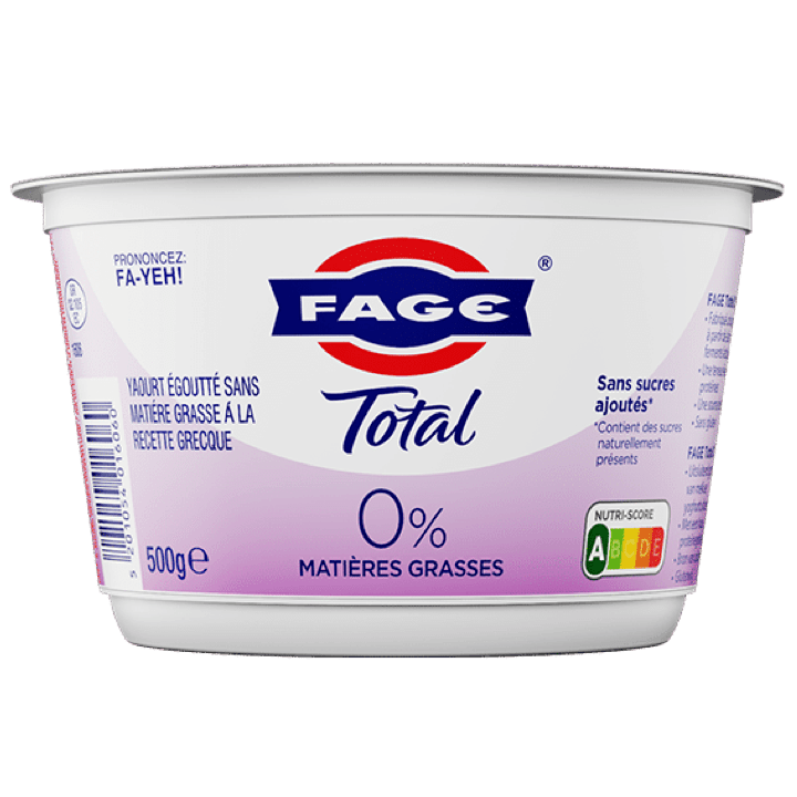FAGE Total 0% 500g yaourt grec