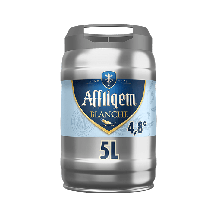 Affligem Blanche bière d'Abbaye Fût 5L 4.8°