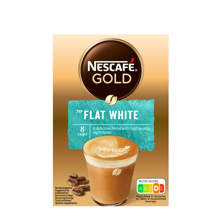 NESCAFE GOLD Flat White Sachet 100g