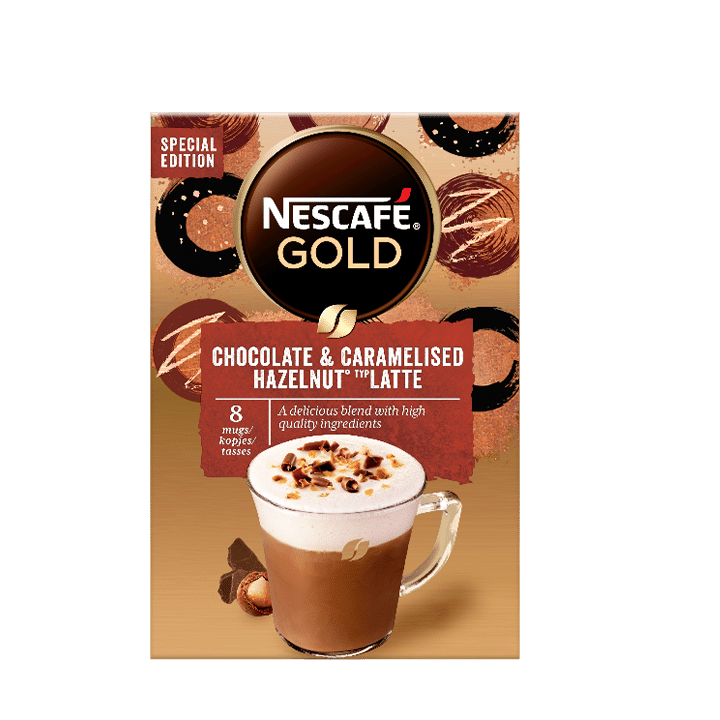 NESCAFE GOLD LATTE Caramelized Hazelnut 148g