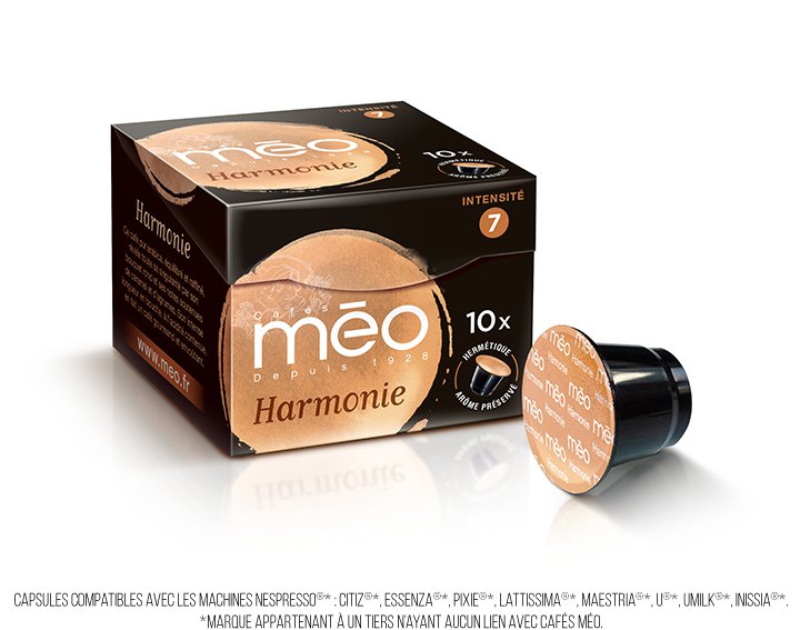 Capsules Harmonie - intensité 7/10