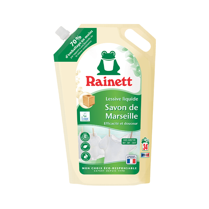 Recharge lessive Savon Marseille x34 lavages