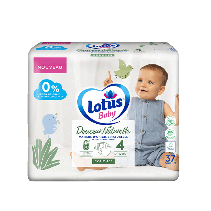 Couches Lotus Baby Douceur Naturelle T4x37