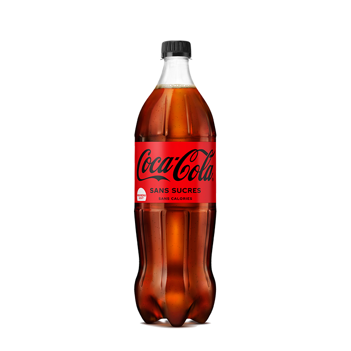 Coca-Cola sans sucres bouteille 1,25L
