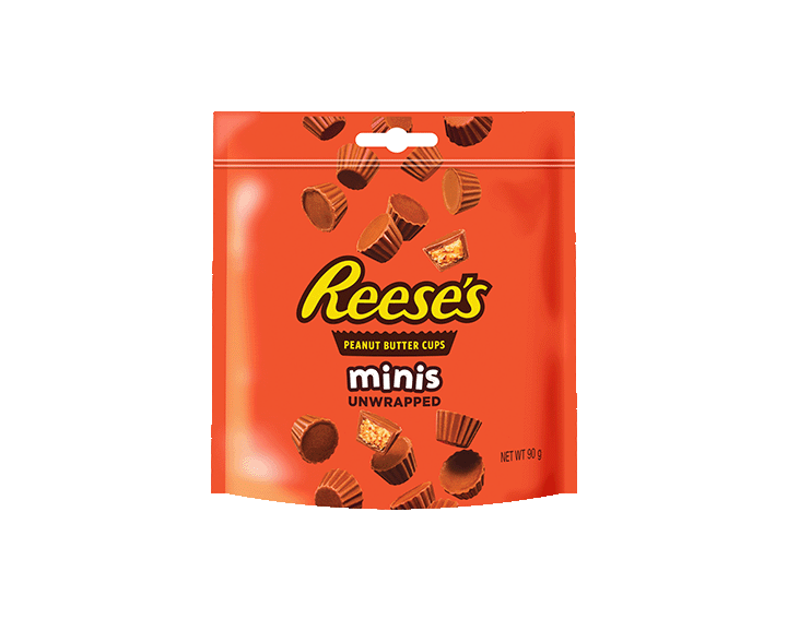 Reese's Peanut Butter Cup Minis Unwrapped 90g