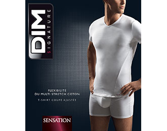 T-shirt Coton stretch supérieur