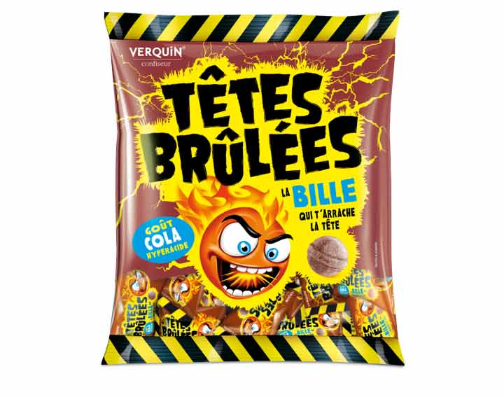 Têtes Brûlées Billes Cola 135g 