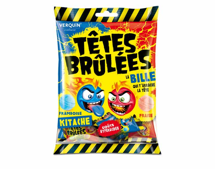 Têtes Brûlées Billes Fraise & Kitache 135g 