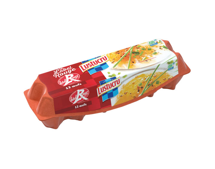 12 Œufs Lustucru Label Rouge