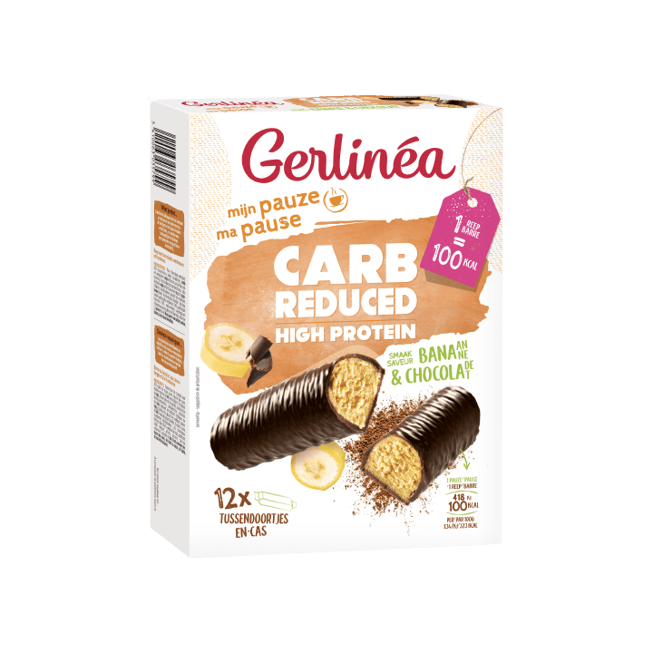 Gerlinéa Barres Banane & Chocolat 372g