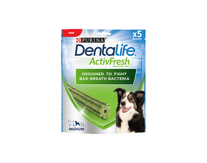 ActivFresh Medium Dog Dental Treat 5 Sticks