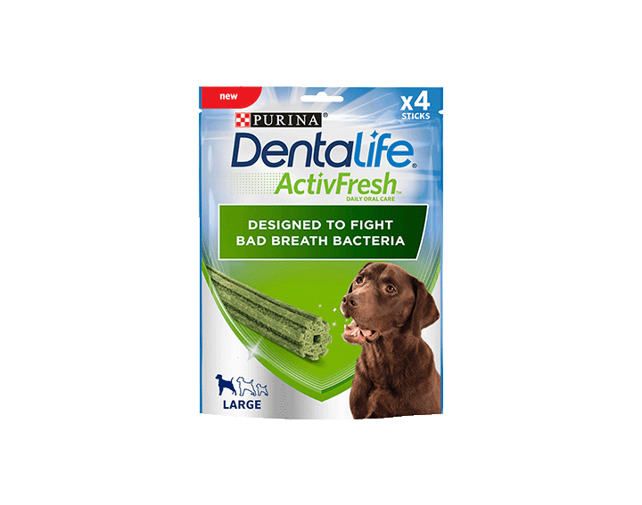 ActivFresh Large Dog Dental Treat 4 Sticks