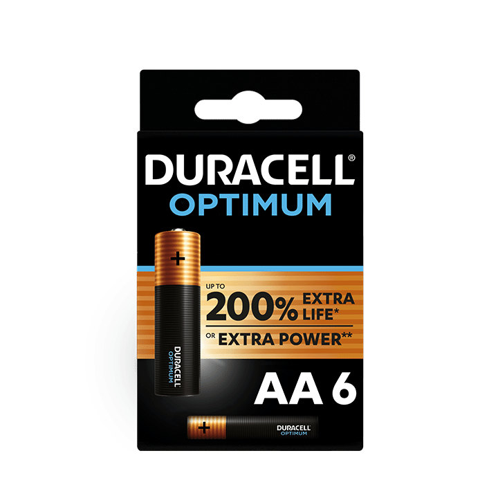 Duracell Optimum AA x6