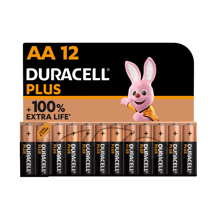 Duracell PLUS 100%  AA X12