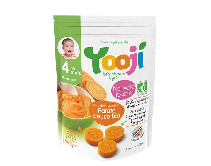 Purée Bio 4 mois et plus Patates douces (480g)