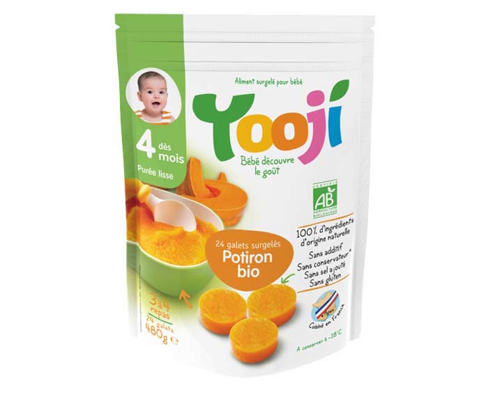 Purée Bio 4 mois et plus Potiron (480g)