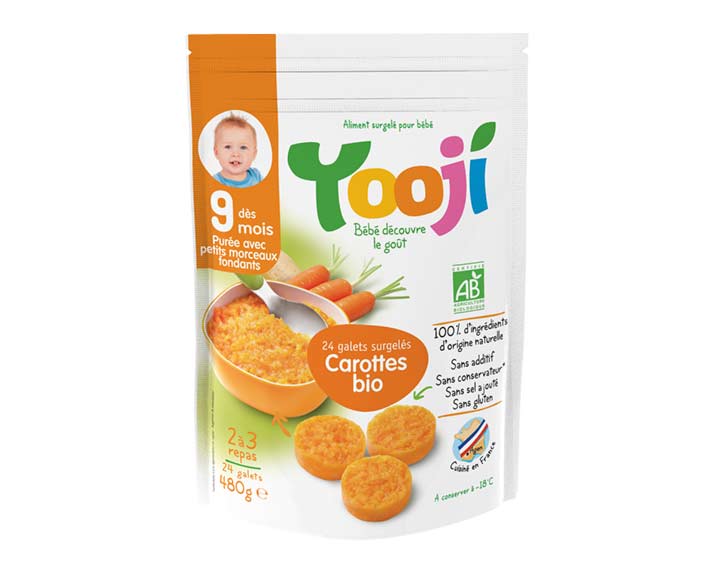 Purée Bio 9 mois et plus Carottes (480g) 
