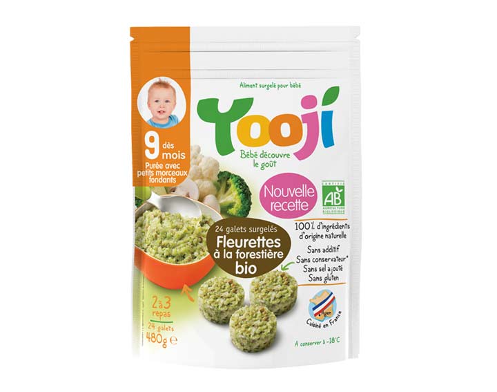 Purée Bio 9 mois et plus Fleurettes (480g)