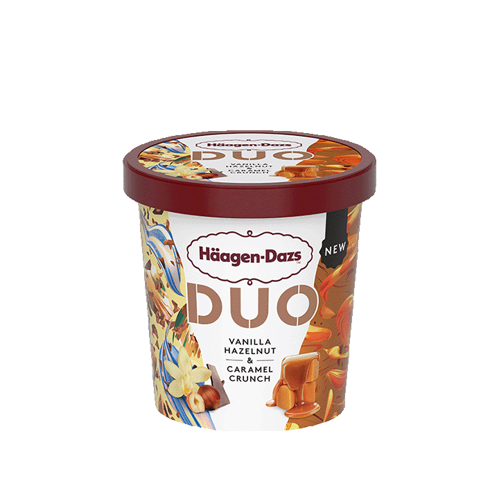 DUO Vanilla Hazelnut & Caramel Crunch