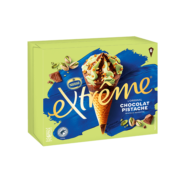 Chocolat pistache x6 - 426gr