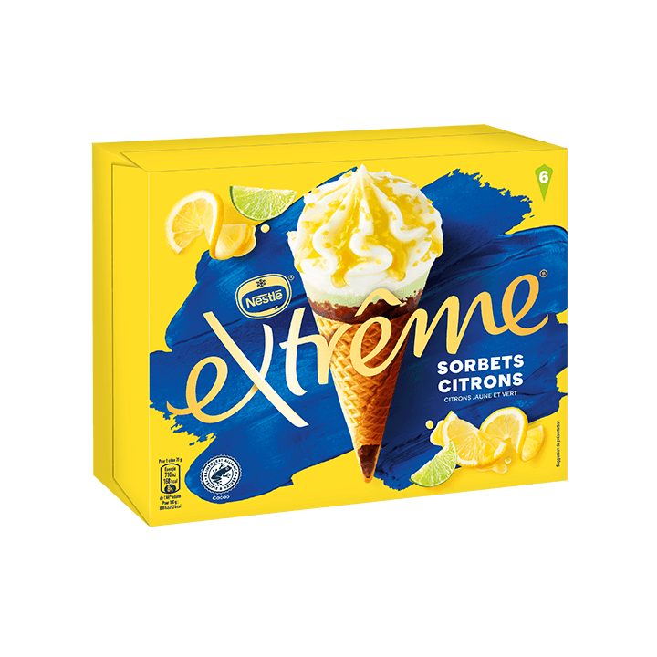 Sorbets citrons x6 - 474gr